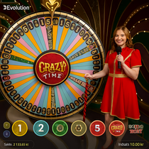 IviBet - Evolution Crazy Time - Live Casino